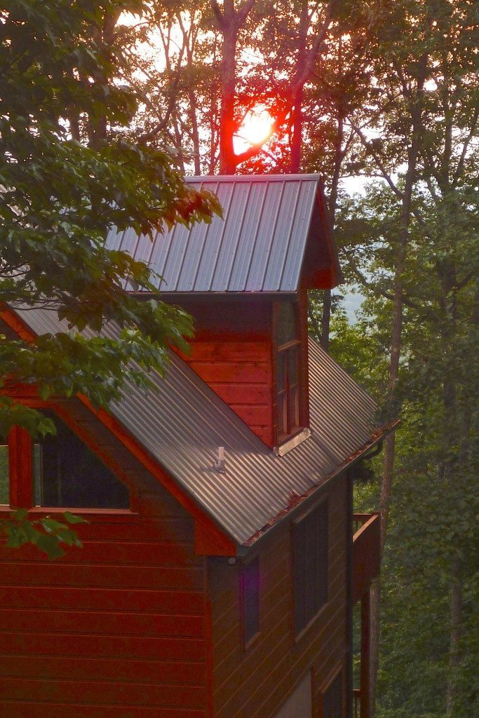 Cabin-sunset