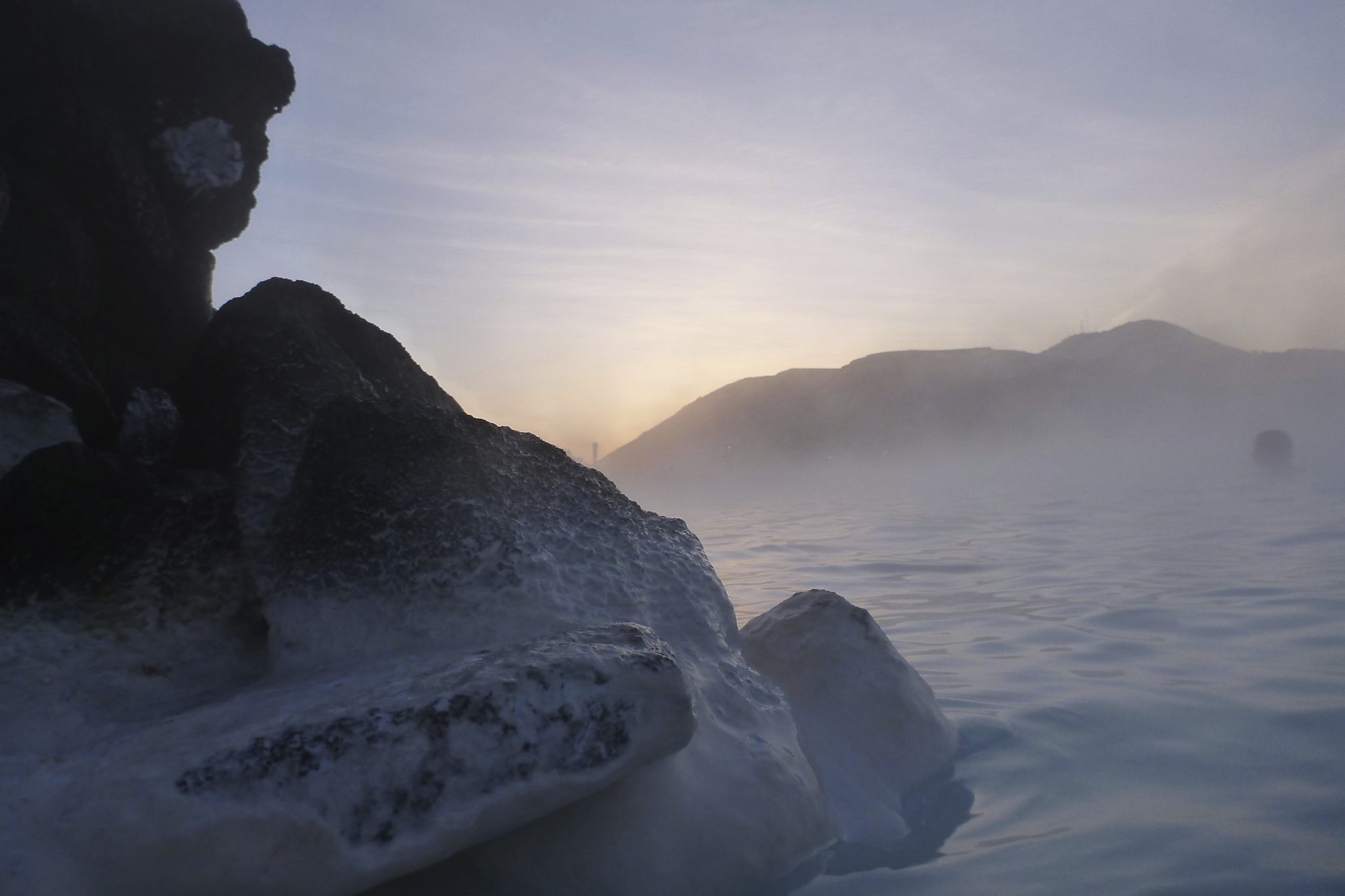 blue lagoon sunrise