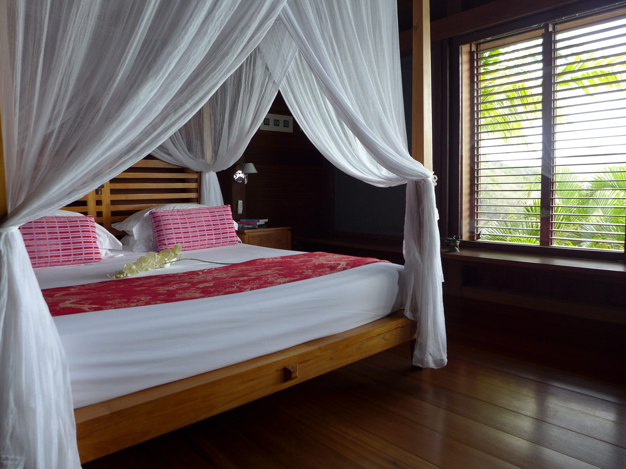 Master bedroom in Villa Samsara.