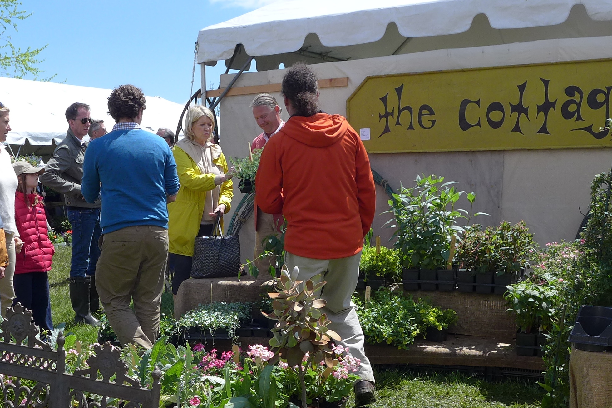 Speaking of Martha, overheard one of her staffers advise a vendor to "Make her a deal. She's a businesswoman."