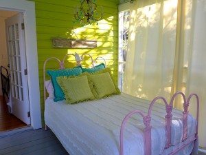 Jane Coslick Cottage sleeping porch Tybee