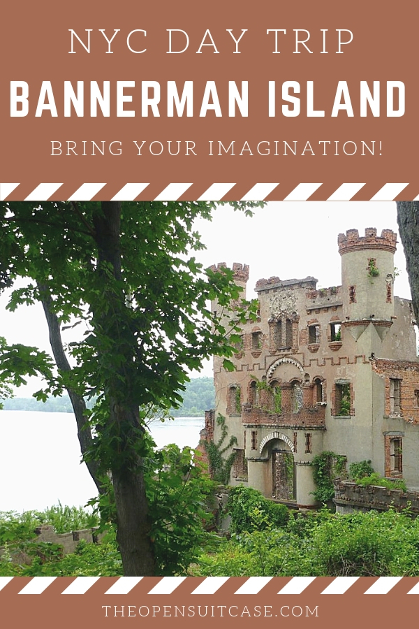 Looking for a NYC getaway? Travel to Beacon in the Hudson River Valley and take a boat tour of Bannerman Island, home to a crumbling storybook castle. #houses #roadtrip #history