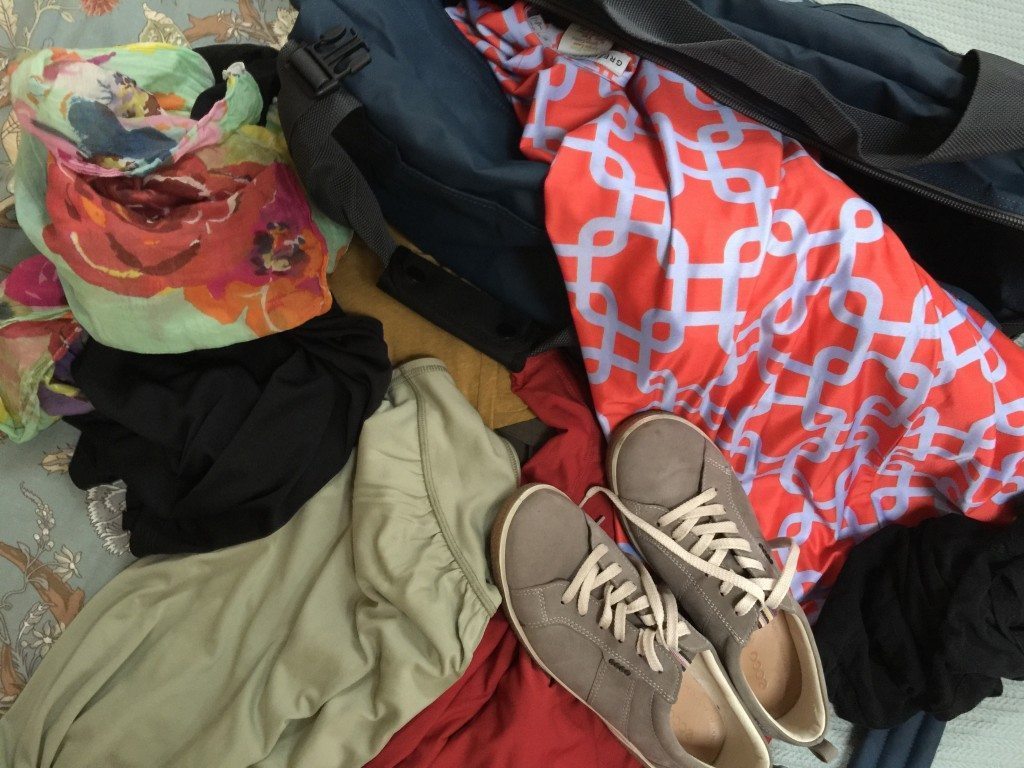 A great African safari packing tip is to get rid of old clothes like these as you go.