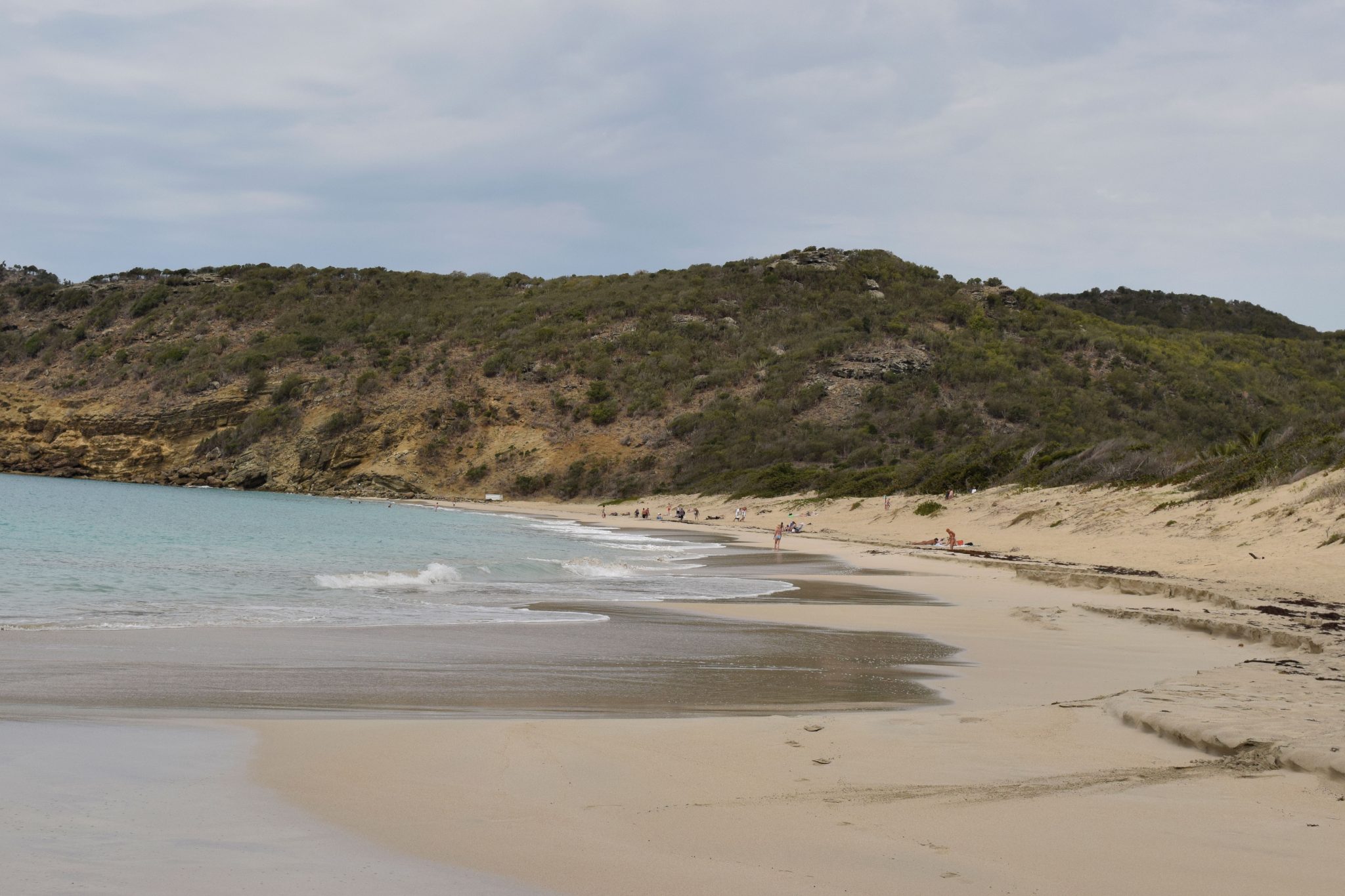 Deserted beach in the Caribbean, a favorite vacation destination