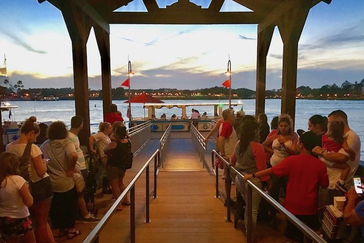 What to see at Disney Springs is a water taxi, an unusual form of transportation