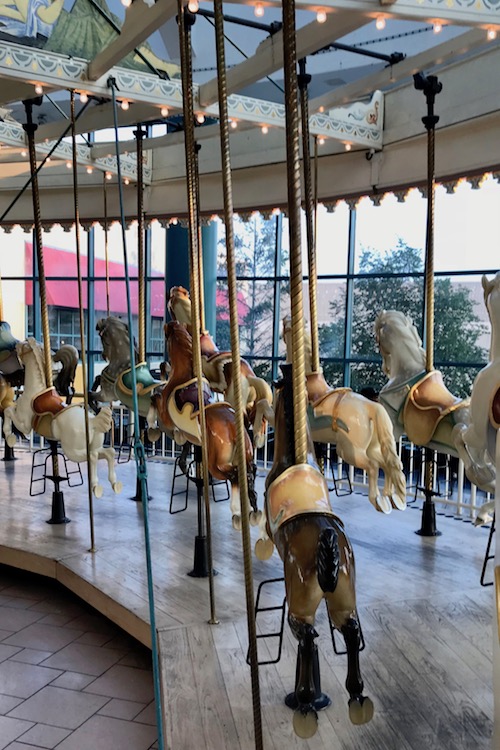 Ride the carousel, one of the many fun things to do at Destiny USA in Syracuse