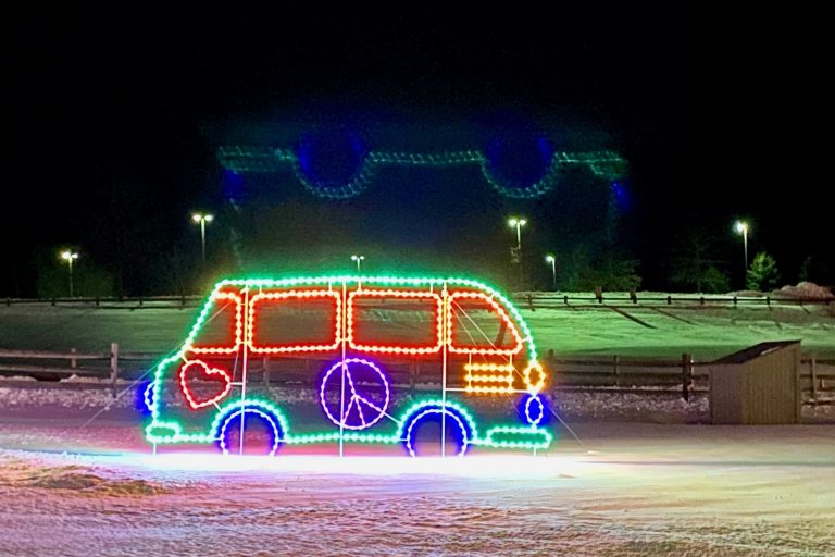 Groovy Drive Thru Holiday Lights at Bethel Woods