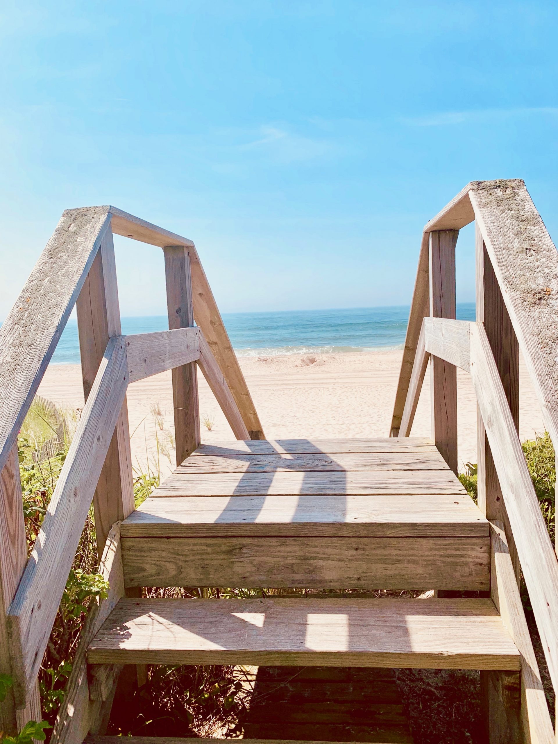 beach walkway in Southampton, a super east coast beach place