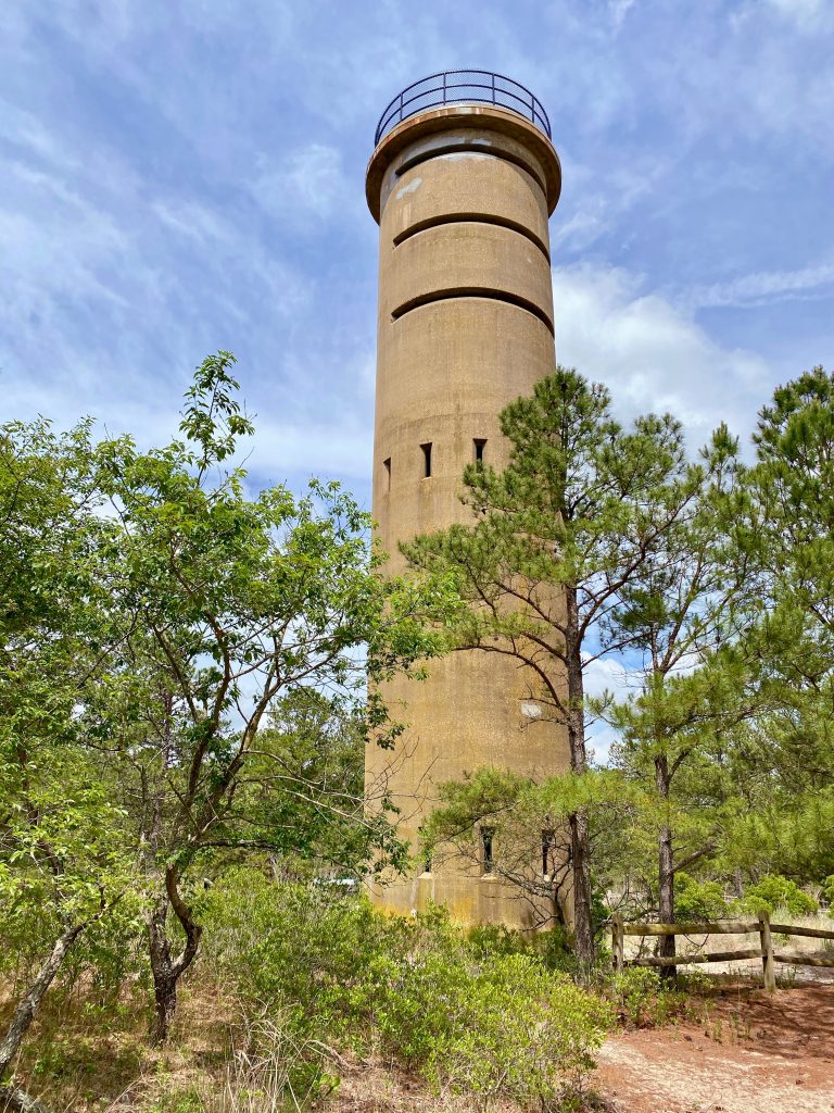 A WW II observation tower at Cape Henlopen in Delaware