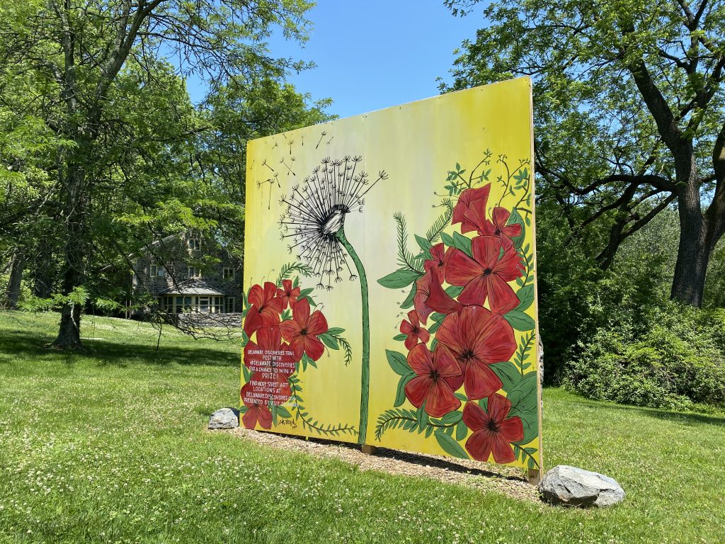 Instagram wall at the Hagley, one of the best things to do in Delaware