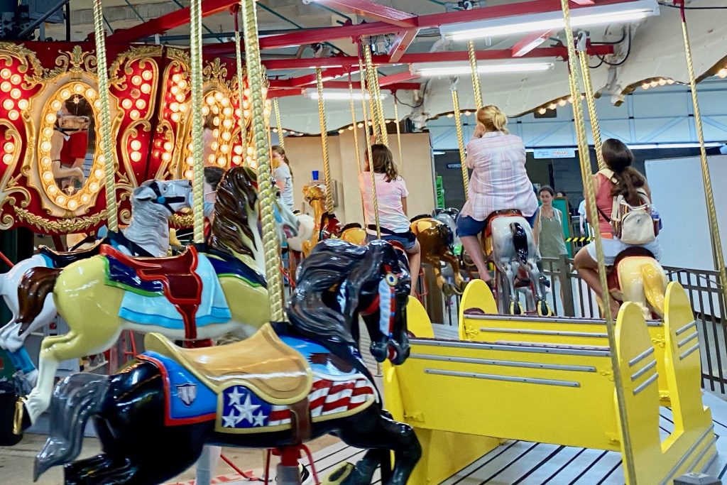 Carousel at Funland, one of the best things to do in Delaware